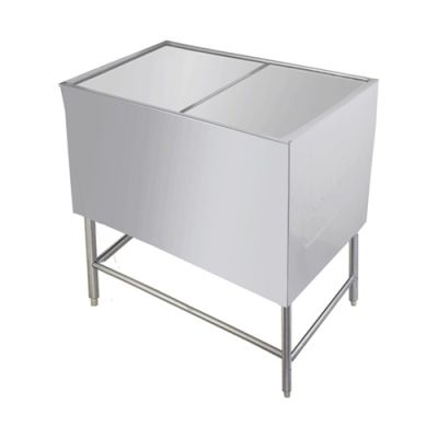 BERJAYA Stainless Steel Ice Bin With Stand IB-WS