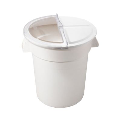 JIWINS 32 GAL INGREDIENT CONTAINER WITH SLIDING LID (WHITE) JW-CR120W + JW-CRCS120