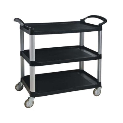 JIWINS MULTIDUTY SERVICE CART/ FULL OPEN (BLACK) JW-SEDO