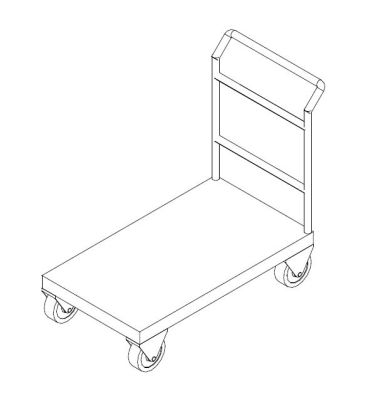 Stainless Steel Platform Trolley (Heavy Duty)