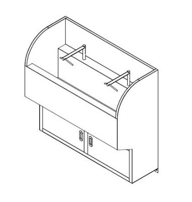 Stainless Steel Hand Wash Sink with Sensor Tap &amp; Storage