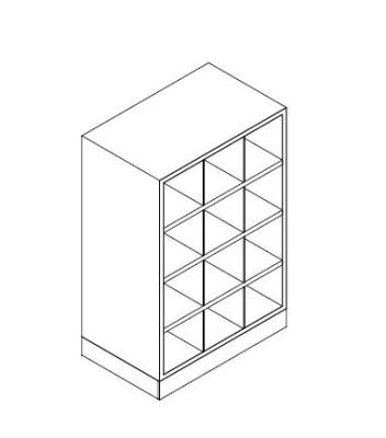 Stainless Steel Shoe Cabinet for Cleanroom