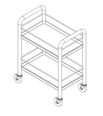 Stainless Steel Transfer Trolley