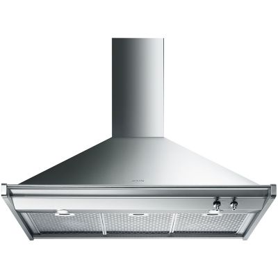 SMEG SS Opera Chimney Hood (100cm - 800m3 / h) KD100XE