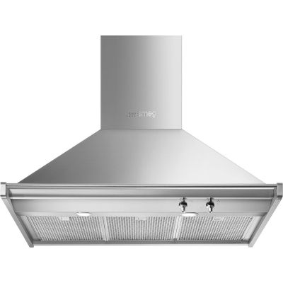 SMEG SS Opera Chimney Hood (90cm - 815m3 / h) KD90HXE