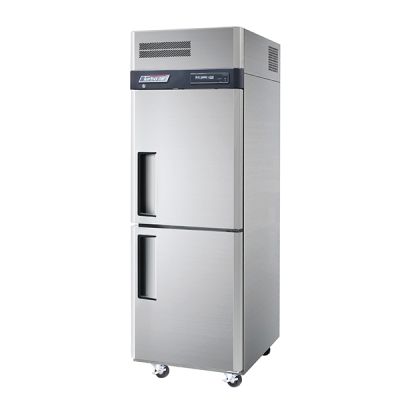 TURBO AIR K-SERIES 2-HALF DOORS UPRIGHT FREEZER WITH CASTOR WHEEL KF25-2