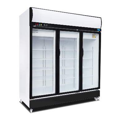 [PRE-ORDER] SNOW 3 Door Display Upright Chiller (Black Frame) LY1500BBC-HB