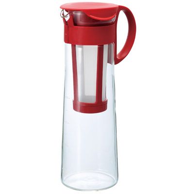 HARIO Mizudashi (Cold Brew) Coffee Pot 14 / Red (8 Cups / Brewed Volume 1,000ML) MCPN-14R