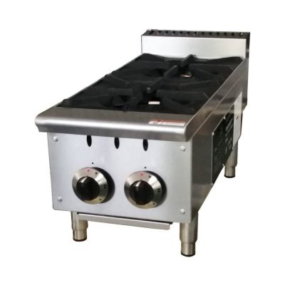 MODELUX Gas 2 Open Burner 12&quot; MDX-OB12-M