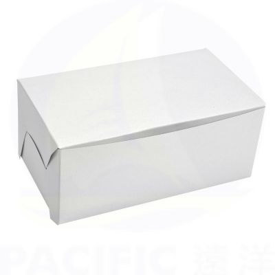 Plain White Paper Lunch Box (510 pieces per ctn)