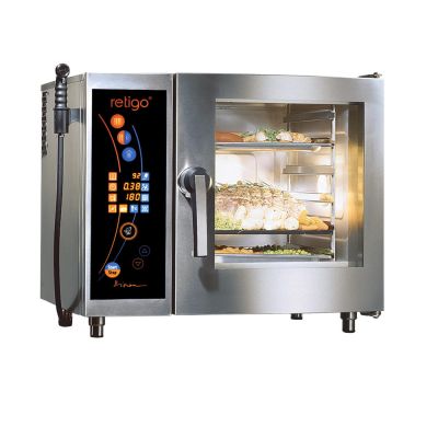 RETIGO Blue Vision Combi Oven Steam Injection 7 Trays GN1/1 B611i 