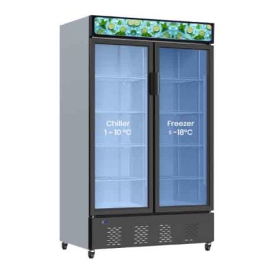 REDOR 2 DOOR DISPLAY COMBO (BEVERAGE COOLER) RD-980FDX