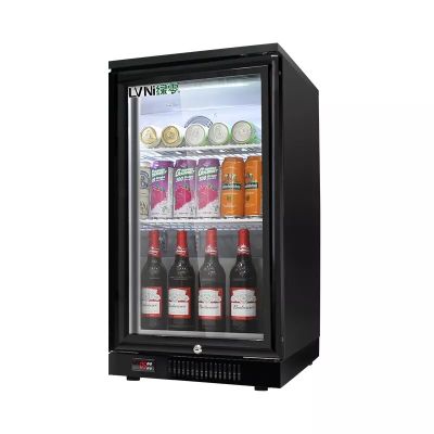 LVNI 1 Door Beer Cooler (Black) SHB-108LF