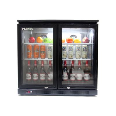 LVNI 2 Door Beer Cooler (Black) SHB-230L2F