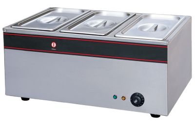 FRESH THREE-HEAD ELECTRIC BAIN MARIE BS-3V