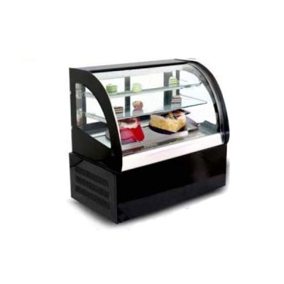 CN UNITED Table Top Curve Display Chiller Showcase – Black Base TCC900B