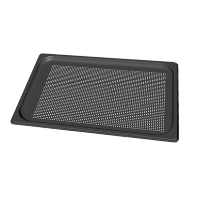 UNOX GN1/1 Black Bake - Perforated Teflon Coated Aluminium Pan TG890