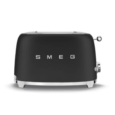 SMEG Two Slice Toaster Special Edition - Matt Black TSF01BLM