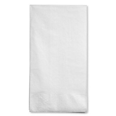 Napkin Dinner Plain White (2000 pcs (2 ply) Per Ctn)