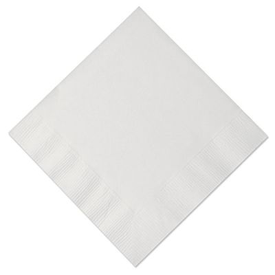 Cocktail Plain White (5000 pcs (2 Ply) Per Ctn)