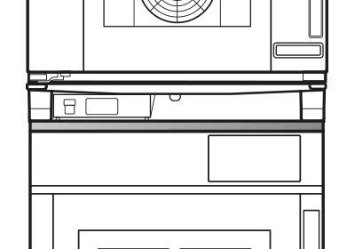 UNOX EVEREO 600 + UNOX CHEFTOP Countertop Oven Stacking Kit XEEQC-0011-E