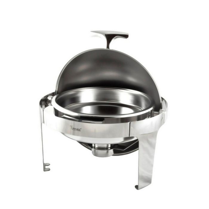 Qware S S Round Roll Top Chafing Dish Chn Boiler Kitchen Equipment Online Store