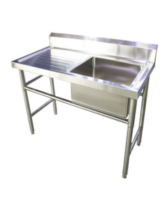 FRESH SINGLE BOWL SINK TABLE (RIGHT) FST1200-1R