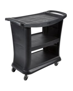 RUBBERMAID Executive Service Cart FG9T6800BLA