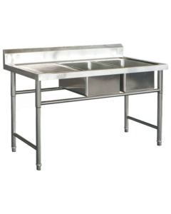 FRESH Double Bowl Sink Table FST1800-2LT