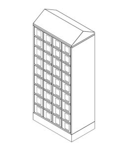 Stainless Steel Pass-Through Cabinet (Pigeon Hole)