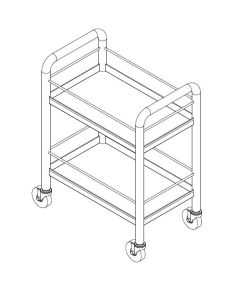 Stainless Steel Transfer Trolley