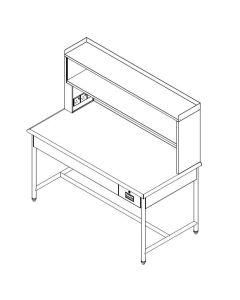 Stainless Steel Packing Cabinet with Drawer