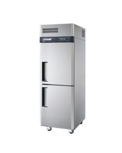 TURBO AIR K-SERIES 2-HALF DOORS UPRIGHT FREEZER WITH CASTOR WHEEL KF25-2