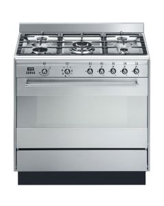 SMEG SS Concert Free Standing Cooker 90cm SUK91MFX9