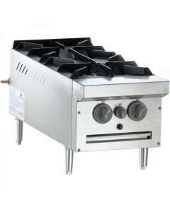 MSM 2 Open Burner Countertop Range BTU 30,000 MSM-2-OB [PRE-ORDER]