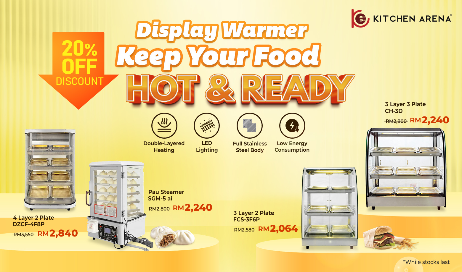 Food Warmer Display Promo